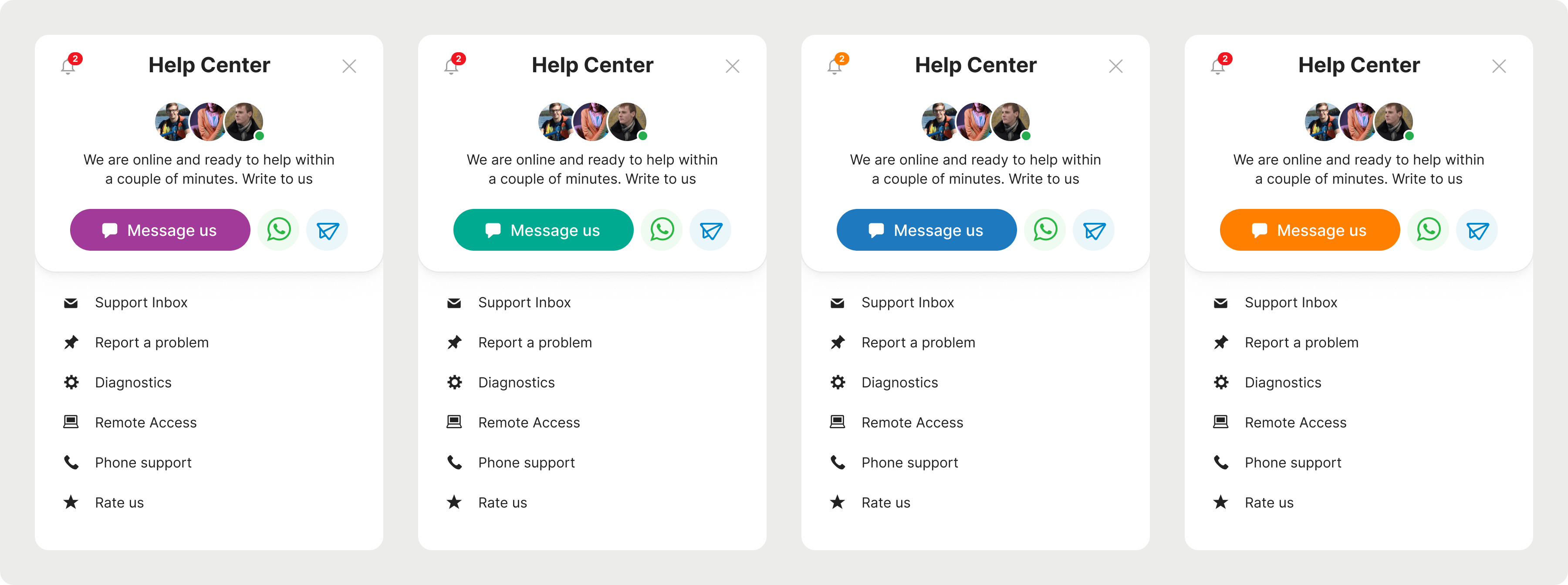 Help Center customization